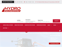 Tablet Screenshot of hydro-eng.com